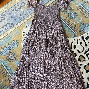 Free People Purple Floral Dress